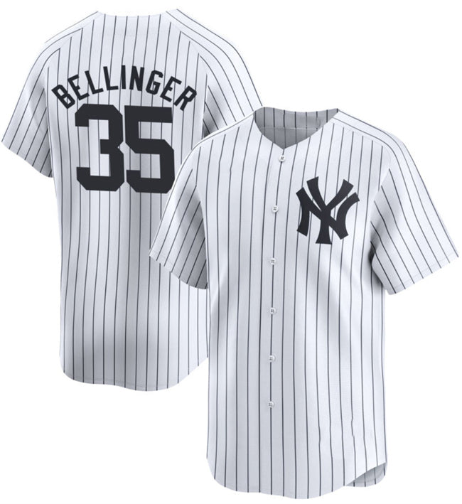 New York Yankees #35 Cody Bellinger White Fotopoulosg 2024 Home Limited With Name Stitched Jersey