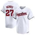 Cleveland Guardians #27 Austin Hedges Player White Fotopoulosg Limited Home Stitched Jerseys