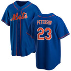 New York Mets #23 David Peterson Royal Fotopoulosg Cool Base Stitched Jersey
