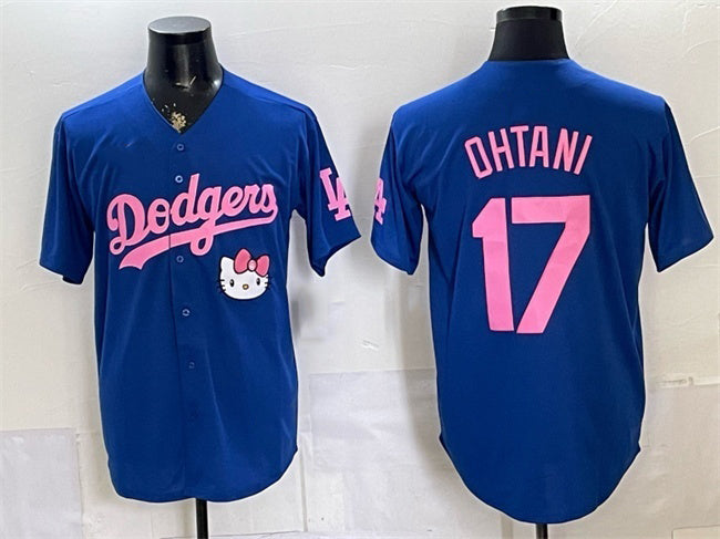 Los Angeles Dodgers #17 Shohei Ohtani Royal Fotopoulosg 2025 Hello Kitty Vapor Limited Stitched Jersey