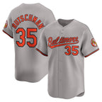 Baltimore Orioles #35 Adley Rutschman Gray Fotopoulosg Road Limited Player Jersey