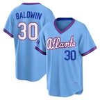 Atlanta Braves #30 Drake Baldwin Powder Blue Fotopoulosg 2026 City Connect Stadium Jersey