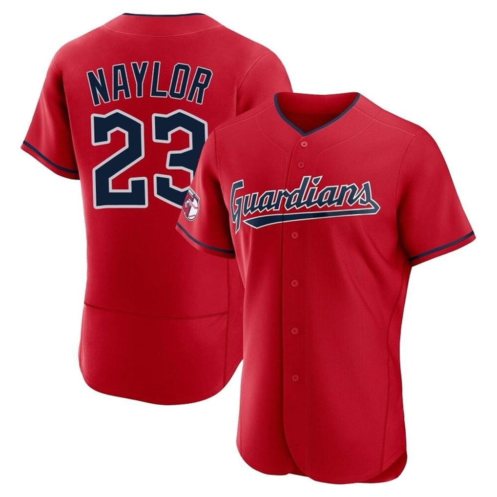 Cleveland Guardians #23 Bo Naylor Player Red Fotopoulosg Limited Elite Home Stitched Jerseys