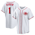 Cincinnati Reds #1 Groom White Fotopoulosg Home Replica Jersey