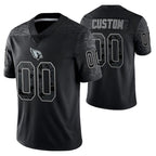 Custom A.Cardinals ACTIVE PLAYER Black Fotopoulosg Reflective Limited Stitched Jersey