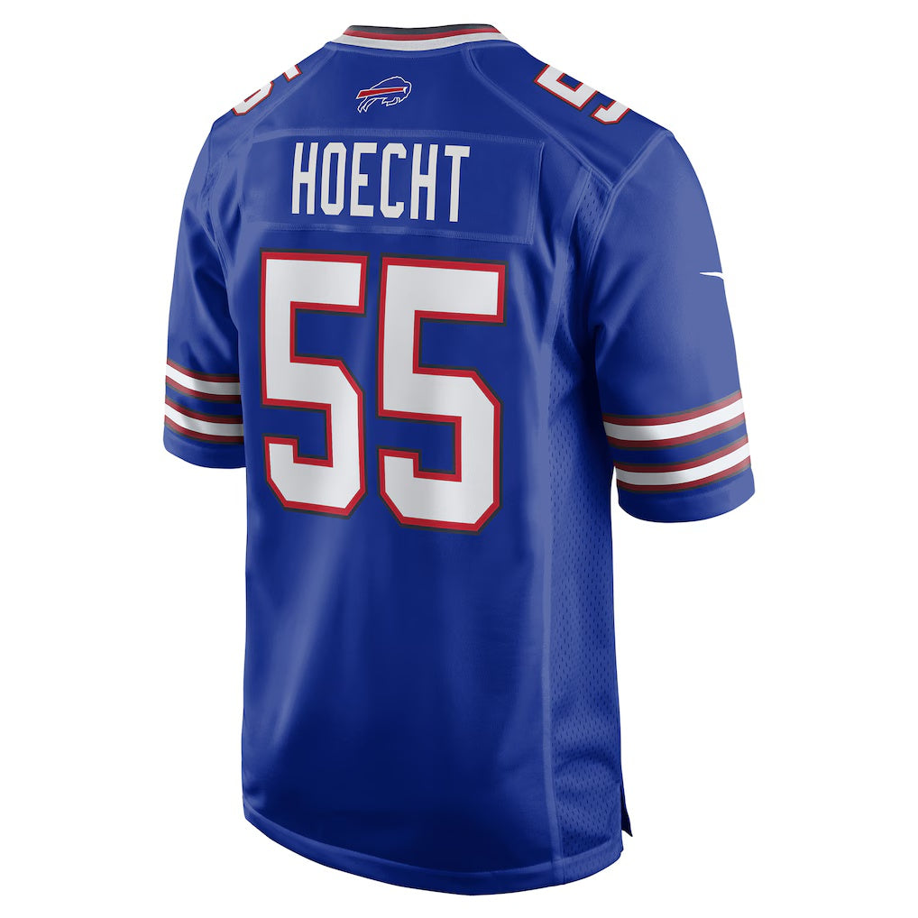 B.Bills #55 Michael Hoecht Royal Fotopoulosg Team Game Jersey