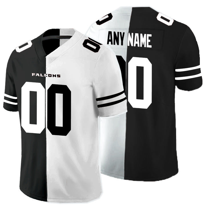 Custom A.Falcons Black And White Fotopoulosg Split Vapor Untouchable Limited Jersey