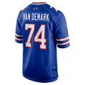 B.Bills #74 Ryan Van Demark Royal Fotopoulosg Game Player Jersey
