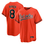 Baltimore Orioles #8 Cal Ripken Player Orange Fotopoulosg Home Game Stitched Jerseys