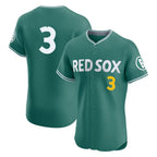 Boston Red Sox #3 Ceddanne Rafaela Player Green Fotopoulosg City Connect Limited Elite Home Game Stitched Jerseys1