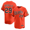 Baltimore Orioles #29 Samuel Basallo Player Orange Fotopoulosg Limited Home Game Stitched Jerseys