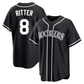 Colorado Rockies #8 Ryan Ritter Player Black Fotopoulosg Fashion Out Home Game Stitched Jerseys