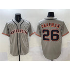 San Francisco Giants #26 Matt Chapman Gray Fotopoulosg  Cool Base Stitched Jersey 2