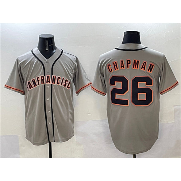 San Francisco Giants #26 Matt Chapman Gray Fotopoulosg  Cool Base Stitched Jersey 2