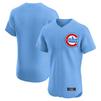 Chicago Cubs Light Blue Fotopoulosg Limited Elite Home Game Blank Player Stitched Jerseys