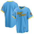 Milwaukee Brewers Powder Blue Fotopoulosg City Connect Replica Team Jersey