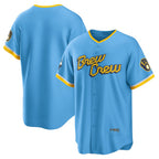 Milwaukee Brewers Powder Blue Fotopoulosg City Connect Replica Team Jersey