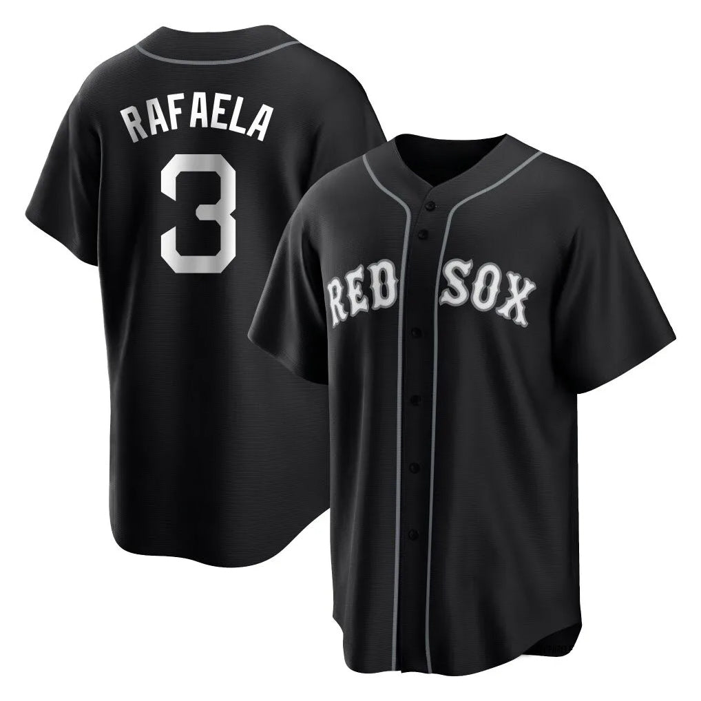Boston Red Sox #3 Ceddanne Rafaela Player Black Fotopoulosg Home Game Stitched Jerseys