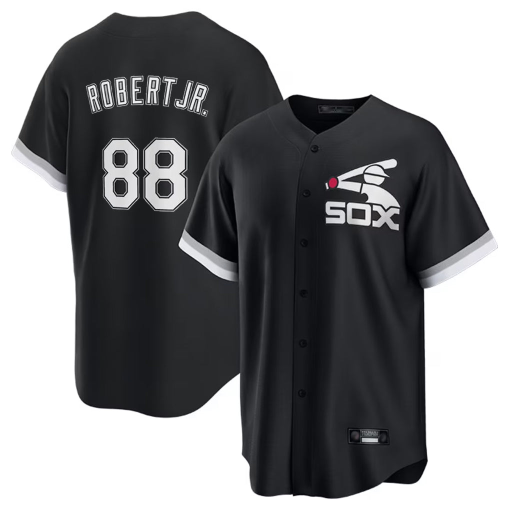 Chicago White Sox #88 Luis Robert Jr Player Black Fotopoulosg Spring Training Game Stitched Jerseys