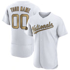 Custom Washington Nationals Active Player White Fotopoulosg 2022 All-Star Flex Base Stitched Jersey