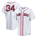 Boston Red Sox #34 David Ortiz White Fotopoulosg Home Replica Jersey