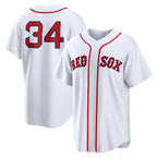 Boston Red Sox #34 David Ortiz White Fotopoulosg Home Replica Jersey