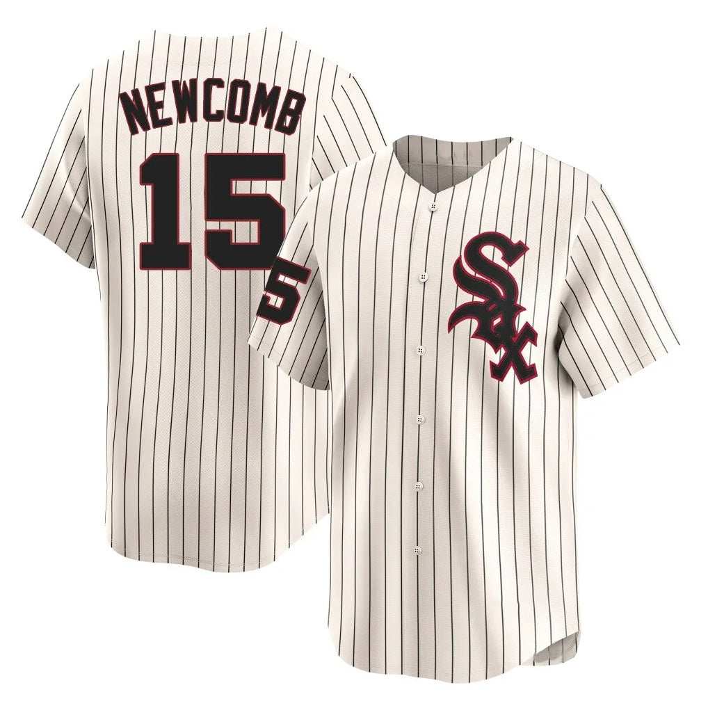 Chicago White Sox #15 Sean Newcomb Player Cream Fotopoulosg Cooperstown Collection Limited Home Stitched Jerseys