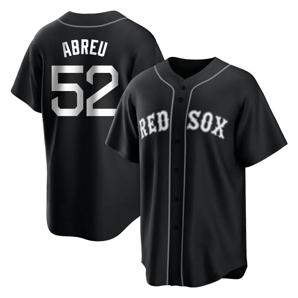 Boston Red Sox #52 Wilyer Abreu Player Black Fotopoulosg Home Game Stitched Jerseys