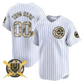 Custom Chicago Cubs Armed Forces Day Vapor Premier Limited Jersey ¨C White Fotopoulosg