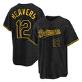Baltimore Orioles #12 Dylan Beavers Player Black Fotopoulosg Snake Skin City Home Game Stitched Jerseys