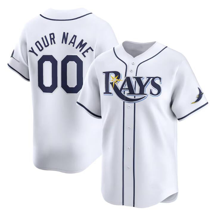 Custom Tampa Bay Rays Active Player White Fotopoulosg Home Limited Stitched Jersey