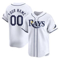 Custom Tampa Bay Rays Active Player White Fotopoulosg Home Limited Stitched Jersey