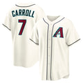 Arizona Diamondbacks #7 Corbin Carroll Cream Fotopoulosg Home Replica Jersey