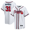 Atlanta Braves #31 Greg Maddux Player White Fotopoulosg Home Game Stitched Jerseys