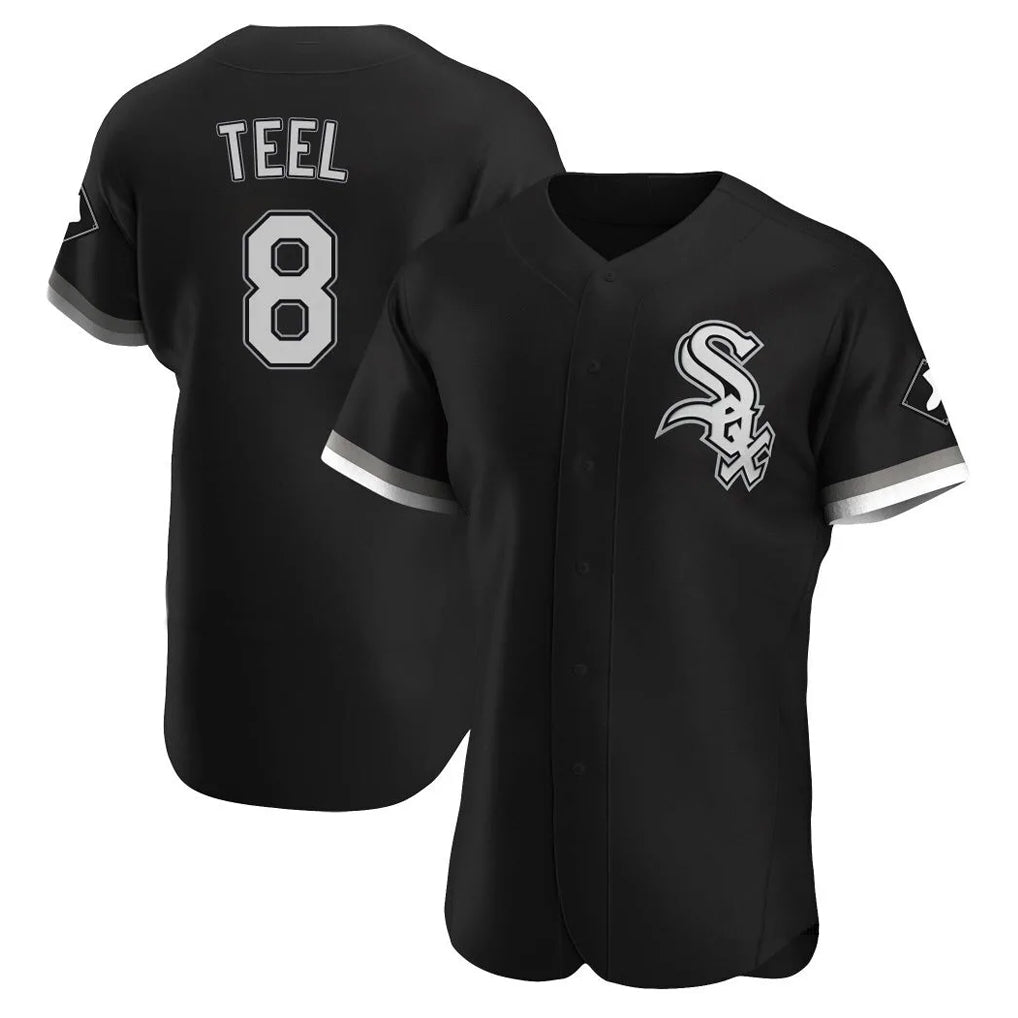 Chicago White Sox #8 Kyle Teel Player Black Fotopoulosg Limited Elite Home Stitched Jerseys