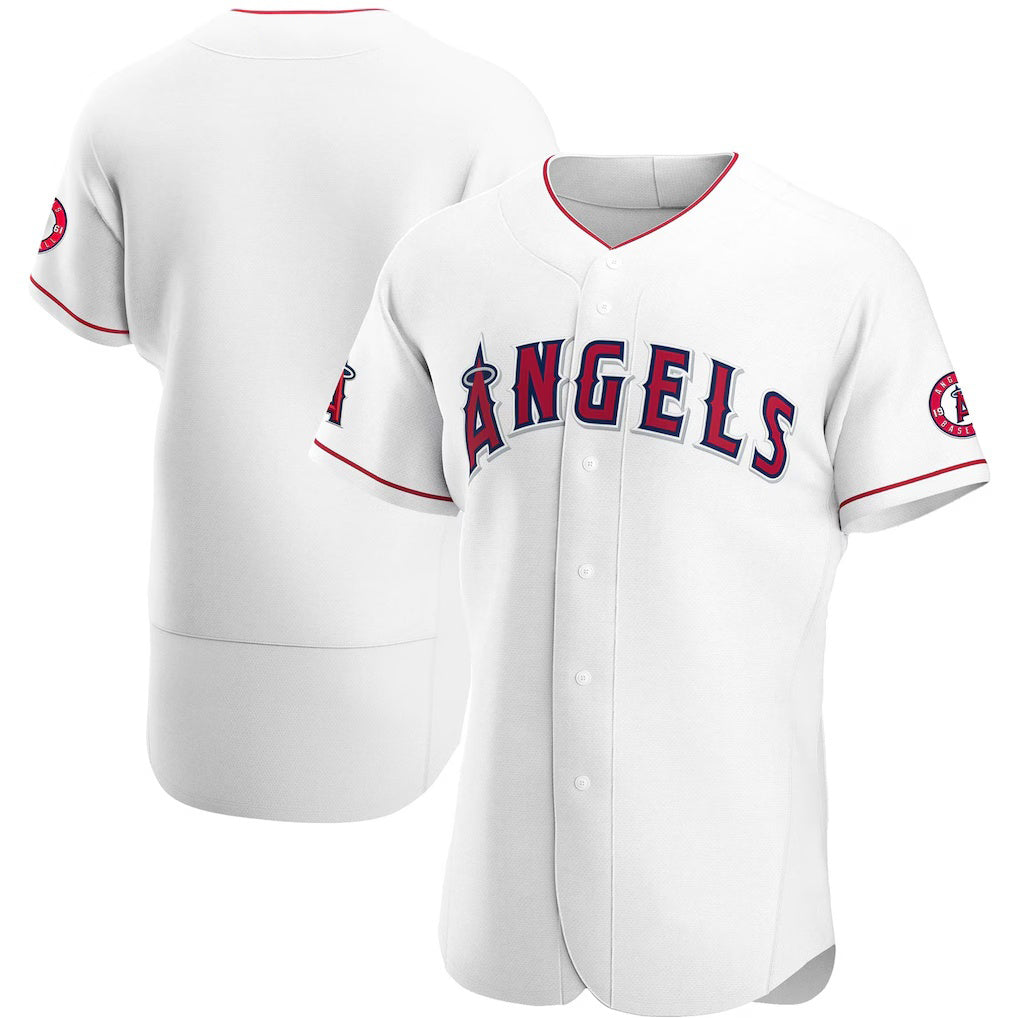 Los Angeles Angels White Fotopoulosg Home Authentic Team Jersey