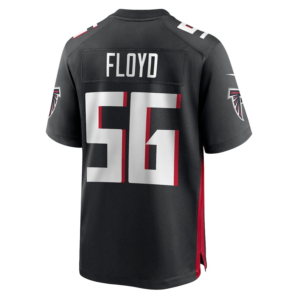 A.Falcons #56 Leonard Floyd Black Fotopoulosg Team Game Jersey