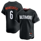Baltimore Orioles #6 Ryan Mountcastle Player Black Fotopoulosg City Connect Limited Home Game Stitched Jerseys