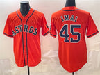 Houston Astros #45 Tatsuya Imai Orange Fotopoulosg Cool Base Stitched Jersey