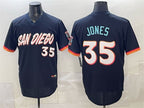 San Diego Padres #35 Randy Jones Obsidian Fotopoulosg 2026 City Connect Stadium Stitched Jersey