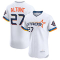 Houston Astros #27 Jose Altuve White Fotopoulosg 2025 City Connect Elite Player Jersey