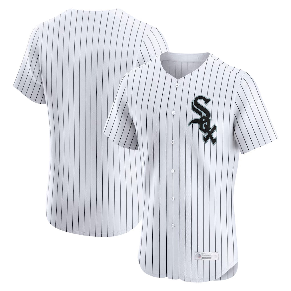 Chicago White Sox Blank Player White Fotopoulosg Limited Elite Home Stitched Jerseys