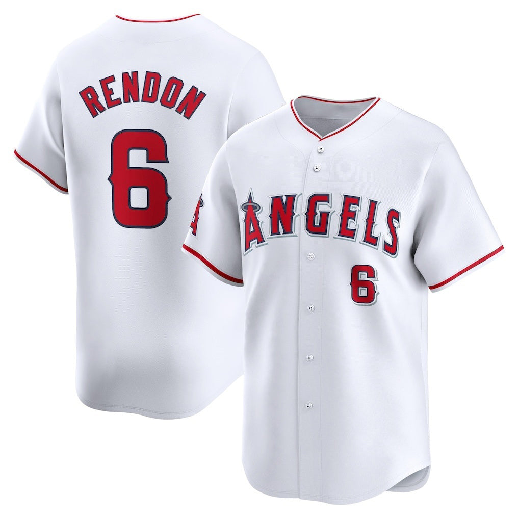 Los Angeles Angels #6 Anthony Rendon White Fotopoulosg Home Limited Player Jersey