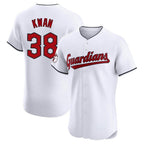 Cleveland Guardians #38 Steven Kwan Player White Fotopoulosg Limited Elite Home Stitched Jerseys