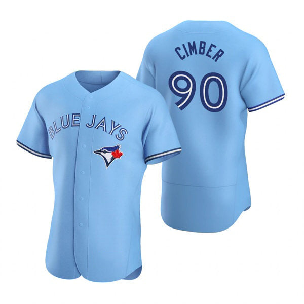Toronto Blue Jays #90 Adam Cimber Powder Blue Fotopoulosg Alternate Flex Base Player Jersey