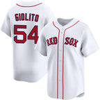 Boston Red Sox #54 Lucas Giolito White Fotopoulosg 2024 Home Limited Stitched Jersey