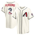 Arizona Diamondbacks #2 Geraldo Perdomo Player Cream Fotopoulosg USA 250 Fourth of July Home Game Stitched Jerseys