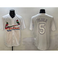 St. Louis Cardinals #5 Albert Pujols White Fotopoulosg Cool Base Stitched Jersey