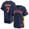 Houston Astros #7 Craig Biggio Player Navy Fotopoulosg Home Limited Stitched Jerseys