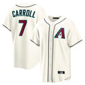 Arizona Diamondbacks #7 Corbin Carroll Player Cream Fotopoulosg Home Game Stitched Jerseys